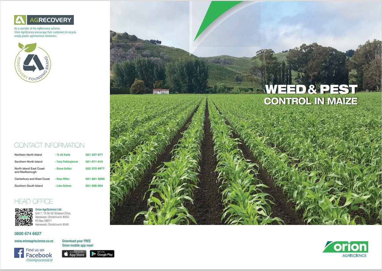 WEED & PEST CONTROL IN MAIZE